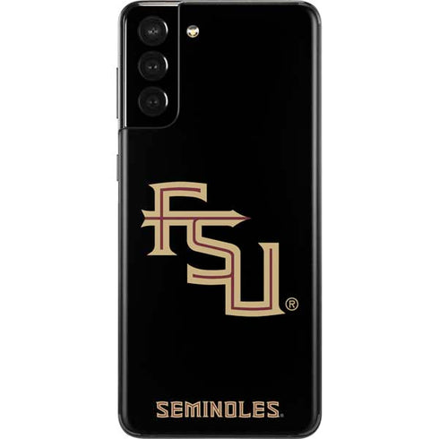 Florida State FSU Seminoles Black Galaxy S21 Plus 5G Skin